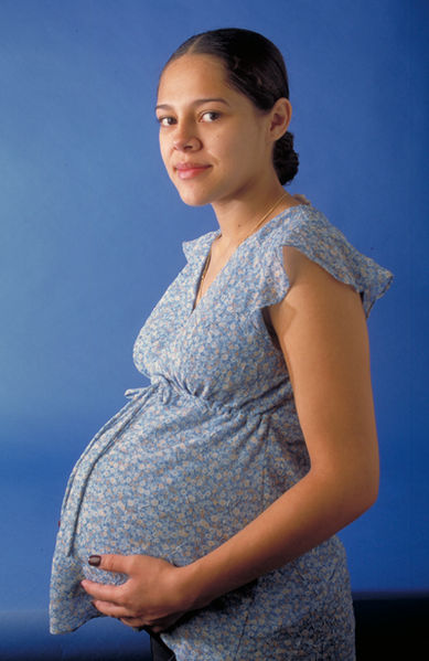 تصویر یک زن بارداری