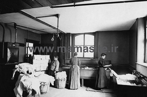 کار زنان در رختشوی‌خانه، سال 1905